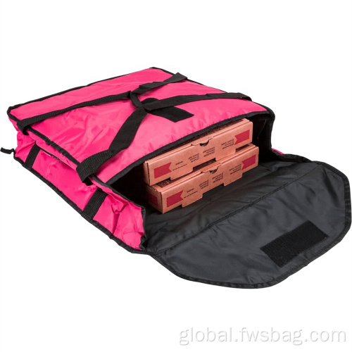 Food Delivery Backpack Printed Nylon Pizza Carry Tote Pizza Warmer Bag Manufactory